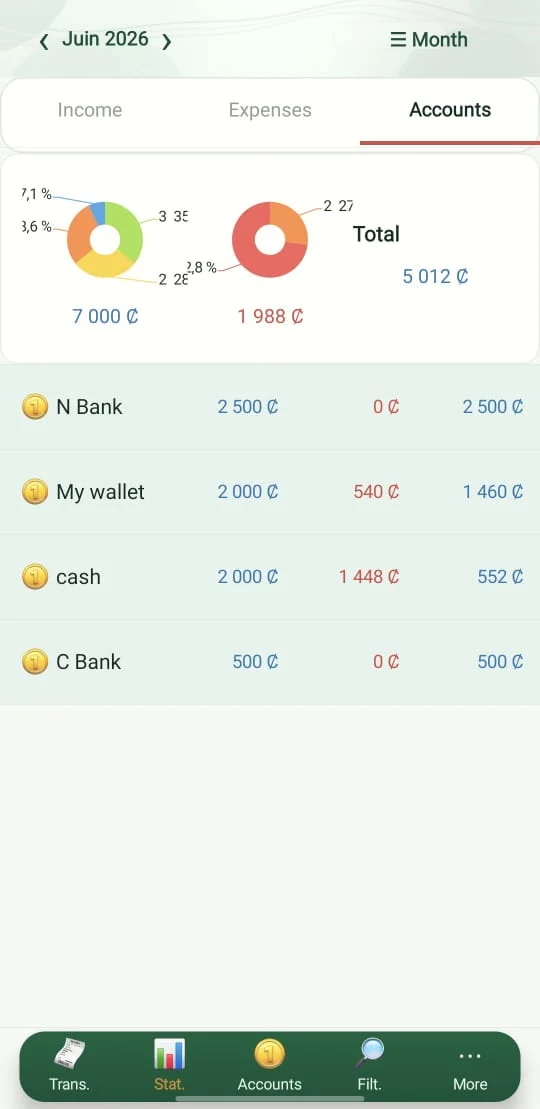 Ougl Budget screenshot 2