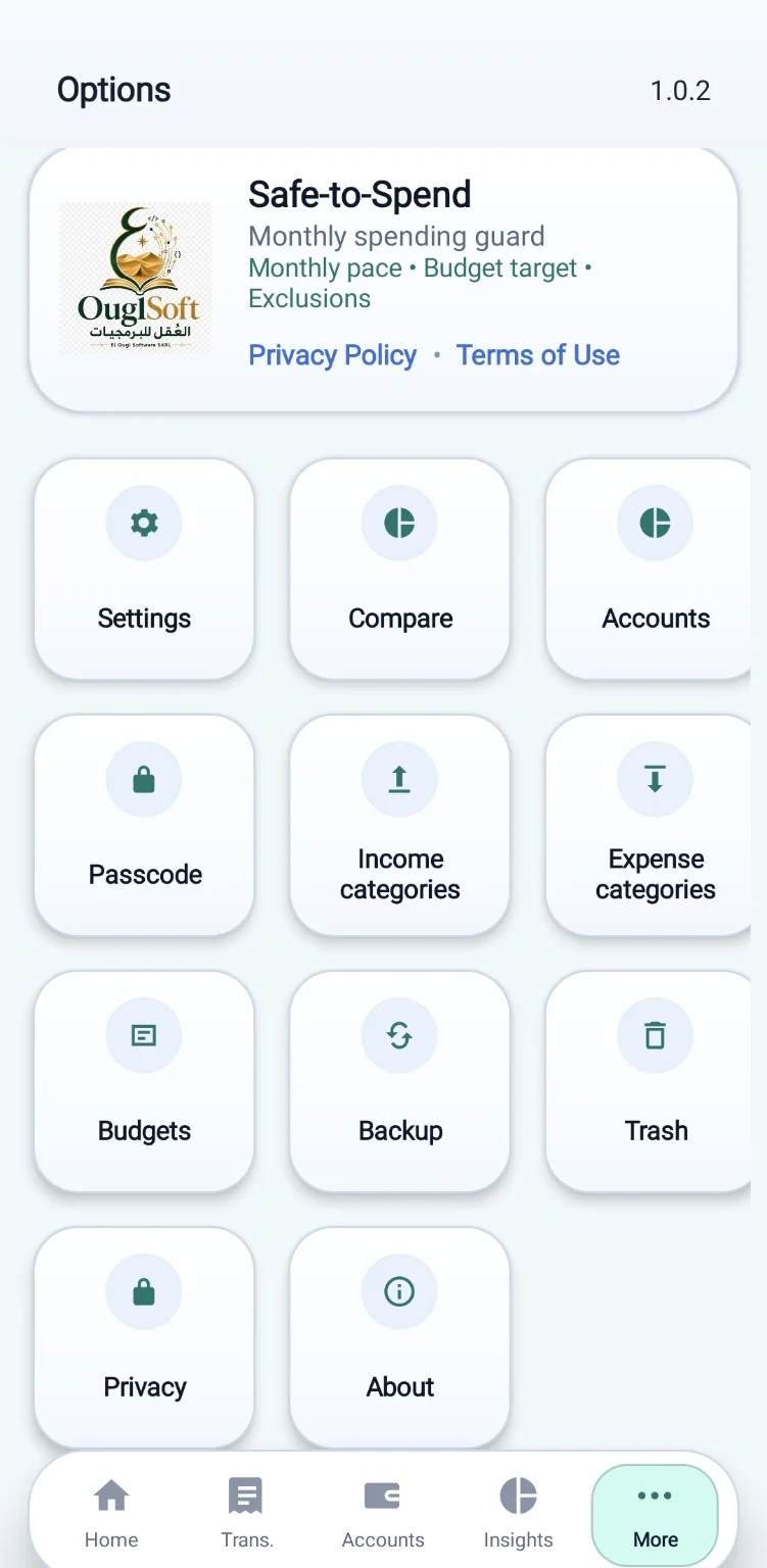 Safe-to-Spend screenshot 2